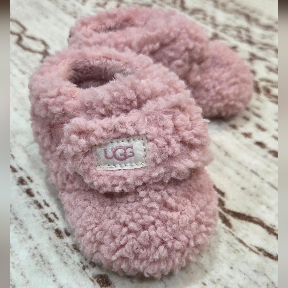 UGG Soft Pink Baby Booties